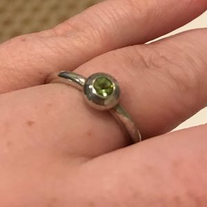 James Avery birth stone ring